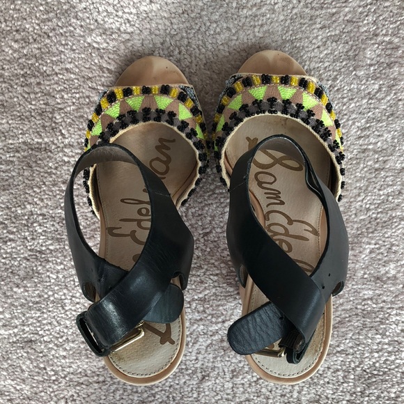 Tribal Inspired Statement Summer Heel - Picture 1 of 7